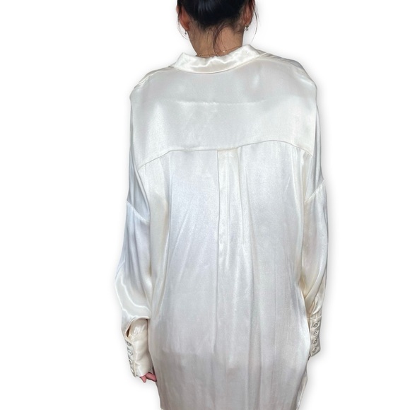 DISSH Simone Pearl Satin Shirt Size 8 - Picture 16 of 16